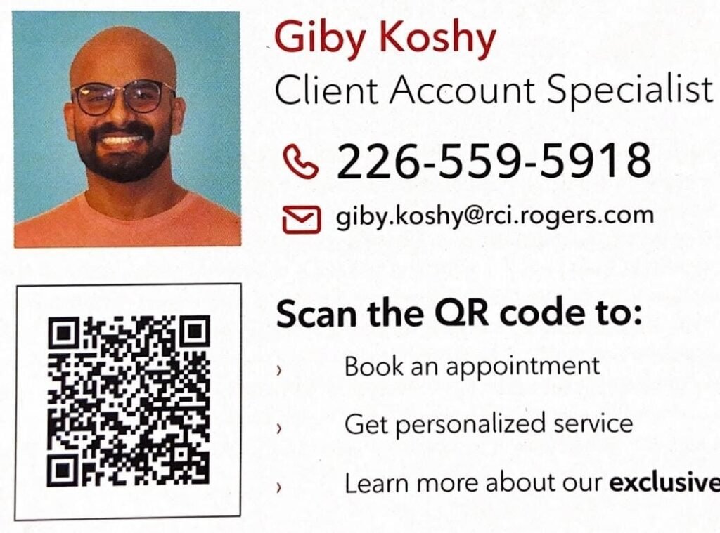 Giby Koshy – Rogers Account Specialist