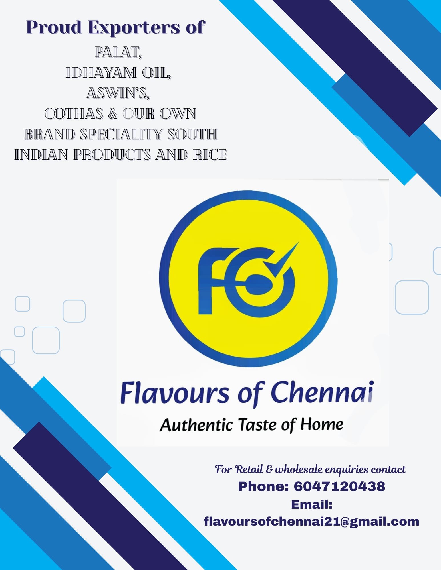 Flavours of Chennai – Authentic Taste of Home
