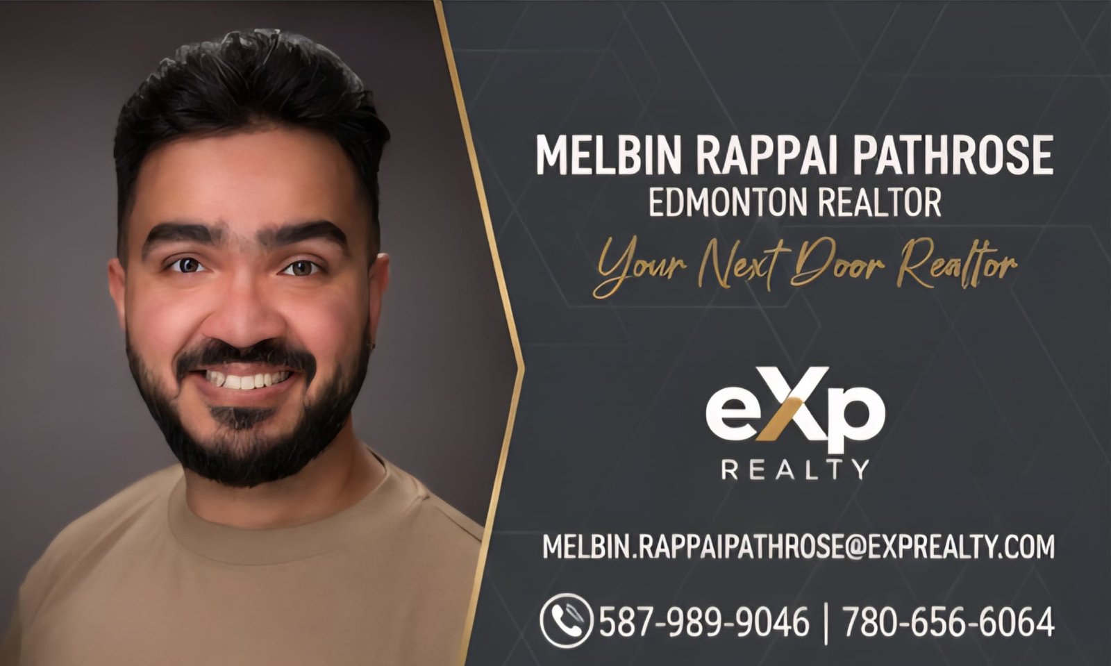 Melbin Rappai Pathrose – Your Next Door Realtor in Edmonton!
